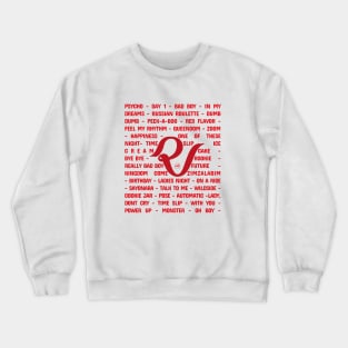 Design inspired by the group's songs RED VELVET Crewneck Sweatshirt